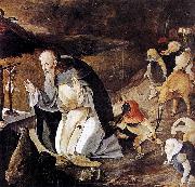 Lucas van Leyden The Temptation of St Anthony oil painting artist
